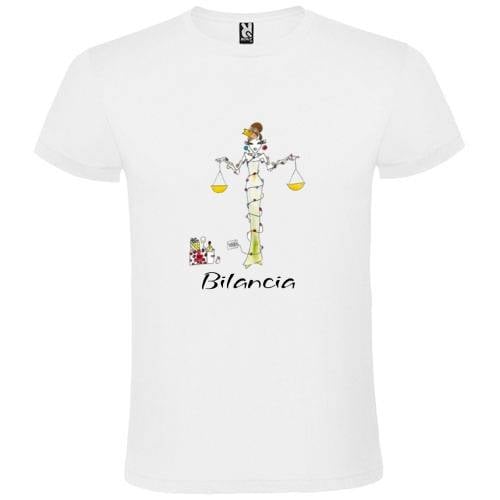 Abbigliamento T-Shirt in poliestere Zodiaco (Cotton Touch) "Bilancia"