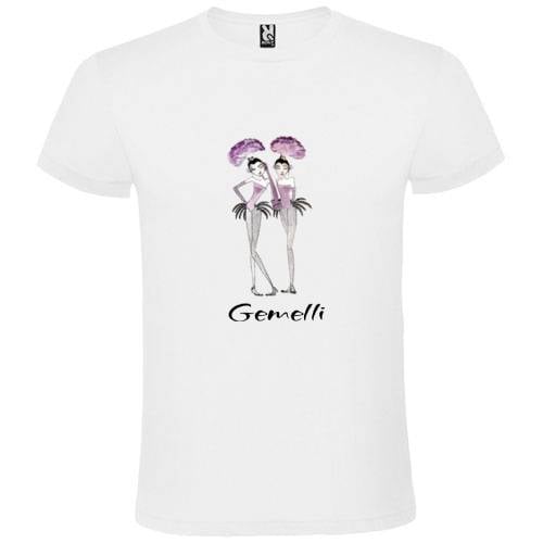 Abbigliamento T-Shirt in poliestere Zodiaco (Cotton Touch) "Gemelli"