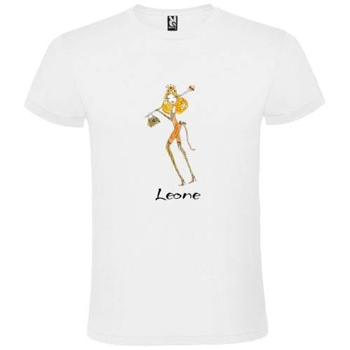 Abbigliamento T-Shirt in poliestere Zodiaco (Cotton Touch) "Leone"